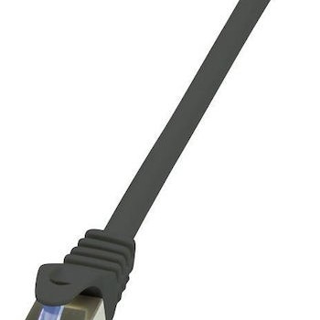 LogiLink S/FTP Cat.7 Καλώδιο Δικτύου Ethernet 50m Μαύρο 1τμχ