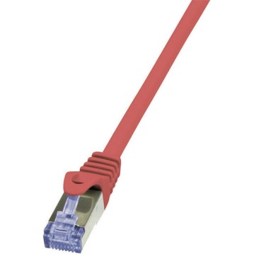 LogiLink S/FTP Cat.6a Cable 1m Κόκκινο