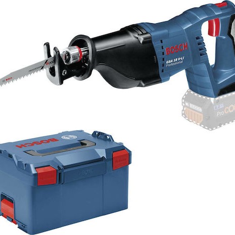 Bosch GSA 18 V-LI Σπαθοσέγα 18V Solo & L-Boxx