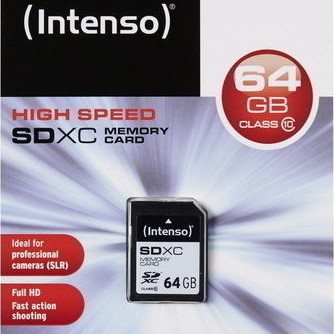 Intenso SDXC 64GB Class 10 High Speed