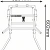 Bosch GTA 600 Βάση GTS 10J για Φαλτσοπρίονο