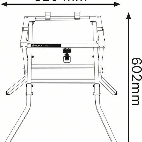 Bosch GTA 600 Βάση GTS 10J για Φαλτσοπρίονο