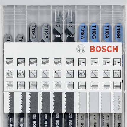 Bosch 2607010630 Λάμες Basic for Metal and Wood για Μέταλλο 10τμχ