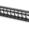Digitus Patch Panel Keystone για Rack 1U 19