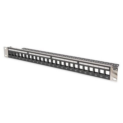 Digitus Patch Panel Keystone για Rack 1U 19