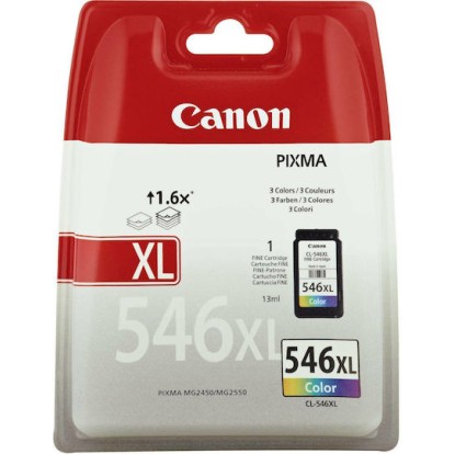 Canon CL-546XL Γνήσιο Μελάνι Εκτυπωτή InkJet Πολλαπλό (Color) (8288B001)