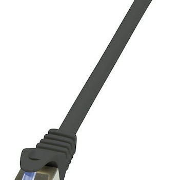 LogiLink S/FTP Cat.7 Καλώδιο Δικτύου Ethernet 10m Μαύρο 1τμχ