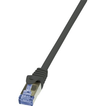 LogiLink S/FTP Cat.7 Καλώδιο Δικτύου Ethernet 10m Μαύρο 1τμχ