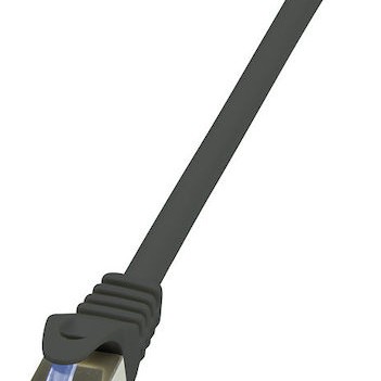 LogiLink S/FTP Cat.7 Καλώδιο Δικτύου Ethernet 10m Μαύρο 1τμχ