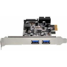 Silverstone PCIe σε 2 εξωτερικές και 1 εσωτερική θύρα USB 3.0