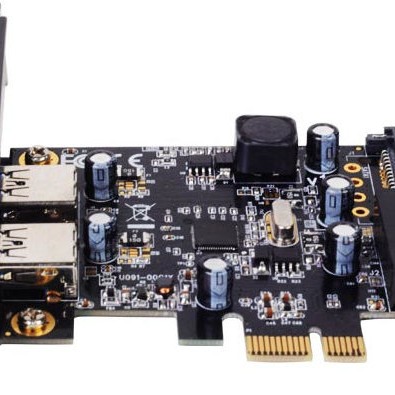 Silverstone PCIe σε 2 εξωτερικές και 1 εσωτερική θύρα USB 3.0