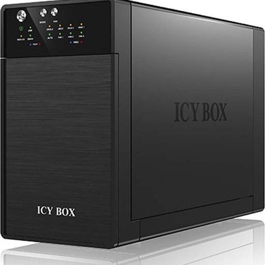 Icy Box Θήκη για 2 Σκληρούς Δίσκους 3.5