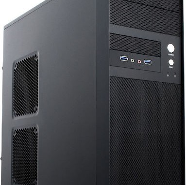 Chieftec CQ-01B-U3-OP Midi Tower Κουτί Υπολογιστή Μαύρο