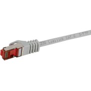 LogiLink Primeline S/FTP Cat.6 Καλώδιο Δικτύου Ethernet 0.25m Γκρι