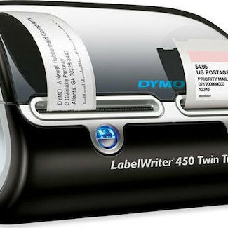 Dymo LabelWriter® 450 Twin Turbo Εκτυπωτής Ετικετών Απευθείας Μεταφοράς USB 600 dpi