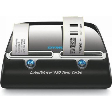 Dymo LabelWriter® 450 Twin Turbo Εκτυπωτής Ετικετών Απευθείας Μεταφοράς USB 600 dpi