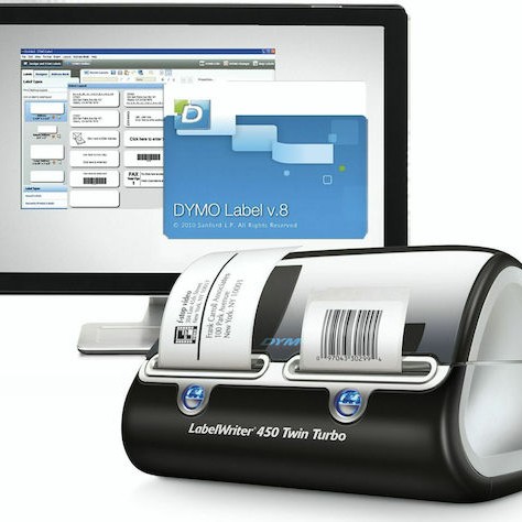 Dymo LabelWriter® 450 Twin Turbo Εκτυπωτής Ετικετών Απευθείας Μεταφοράς USB 600 dpi