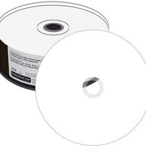 MediaRange Εγγράψιμα BD-R 6x Dual Layer Printable 50GB Cake Box 25τμχ