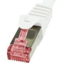 LogiLink Primeline S/FTP Cat.6 Καλώδιο Δικτύου Ethernet 0.25m Λευκό