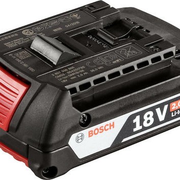 Bosch Μπαταρία Εργαλείου Λιθίου 18V με Χωρητικότητα 2Ah GBA