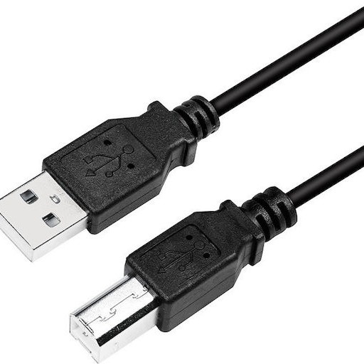 Captiva USB 2.0 Cable USB-A male - USB-B male Μαύρο 2m 80292