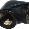 Alphacool HF L-Connector G1/4 Inner Thread to G1/4 Inner Thread - Deep Black