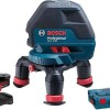Bosch GLL 3-50 Αυτορυθμιζόμενο Γραμμικό Αλφάδι Laser Κόκκινης Δέσμης 1.5V με Εύρος Εργασίας 10m