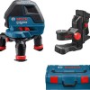Bosch GLL 3-50 Αυτορυθμιζόμενο Γραμμικό Αλφάδι Laser Κόκκινης Δέσμης 1.5V με Εύρος Εργασίας 10m