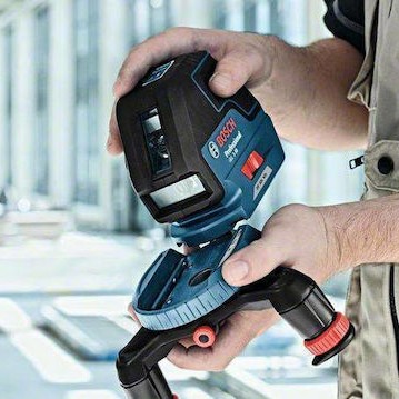 Bosch GLL 3-50 Αυτορυθμιζόμενο Γραμμικό Αλφάδι Laser Κόκκινης Δέσμης 1.5V με Εύρος Εργασίας 10m