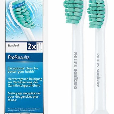 Philips Sonicare ProResults Ανταλλακτικές Κεφαλές για Ηλεκτρική Οδοντόβουρτσα Standard HX6012/07 2τμχ