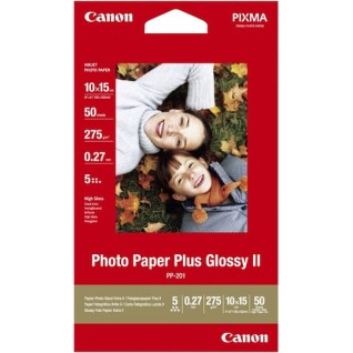 Canon PP-201 Φωτογραφικό Χαρτί Plus ΙΙ A6 (10x15) 260gr/m² για Εκτυπωτές Inkjet 50 Φύλλα