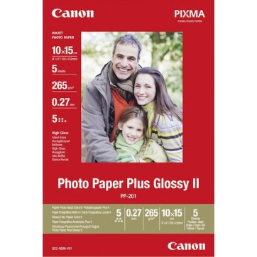 Canon PP-201 Φωτογραφικό Χαρτί Plus ΙΙ A4 (21x30) 275gr/m² για Εκτυπωτές Inkjet 20 Φύλλα