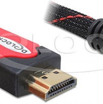 DeLock HDMI 2.0 Cable HDMI male - HDMI male 2m Μαύρο
