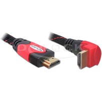 DeLock HDMI 2.0 Cable HDMI male - HDMI male 2m Μαύρο