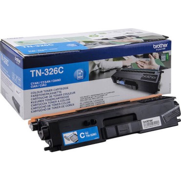 Brother TN-326C Γνήσιο Toner Laser Εκτυπωτή Κυανό 3500 Σελίδων (TN-326C)