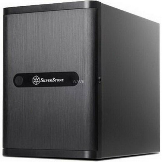 Silverstone DS380 Mini Tower Κουτί Υπολογιστή Μαύρο