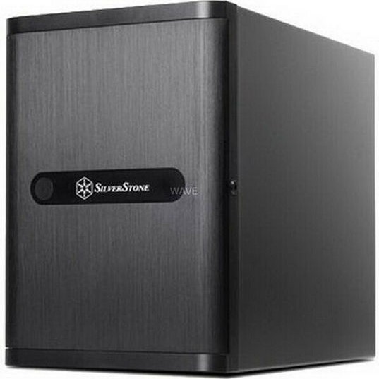 Silverstone DS380 Mini Tower Κουτί Υπολογιστή Μαύρο