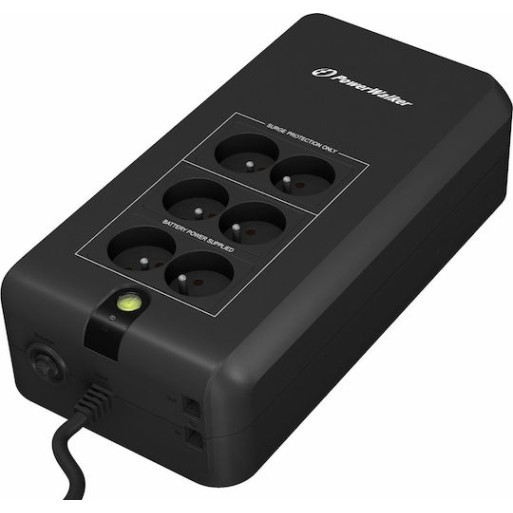 Powerwalker VFD 600 APFC UPS Off-Line 600VA 300W με 6 Schuko Πρίζες