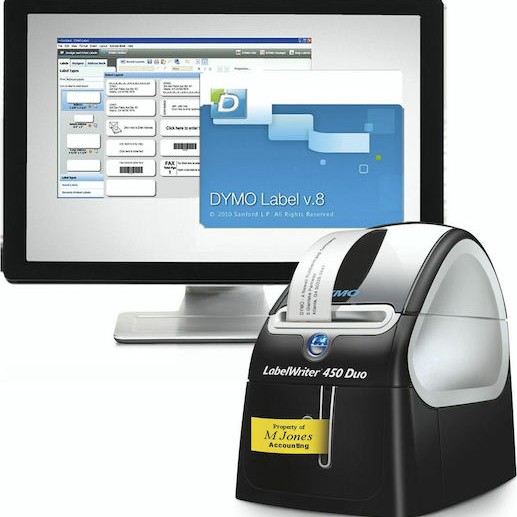 Dymo Εκτυπωτής Ετικετών Θερμικής & Απευθείας Μεταφοράς USB 600 dpi