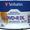 Verbatim Εγγράψιμα DVD+R 8x Dual Layer Printable 8.5GB Cake Box 50τμχ