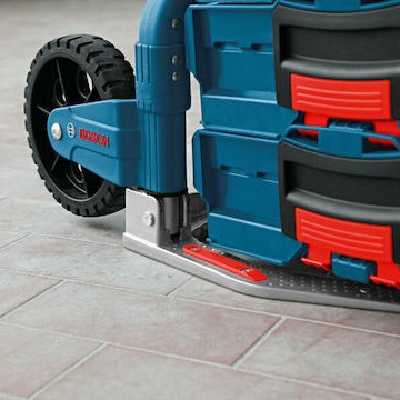 Bosch Καρότσι Μεταφοράς Πτυσσόμενο για Φορτίο Βάρους έως 125kg σε Ασημί Χρώμα