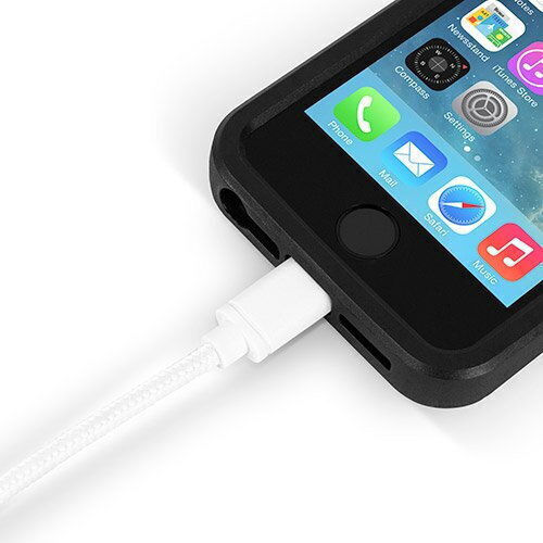 OWC Regular USB to Lightning Cable Λευκό 2m (NWTCBLUSBL2MW)