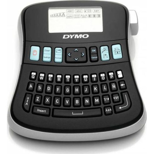 Dymo LabelManager 210 D Ηλεκτρονικός Ετικετογράφος Χειρός σε Μαύρο Χρώμα