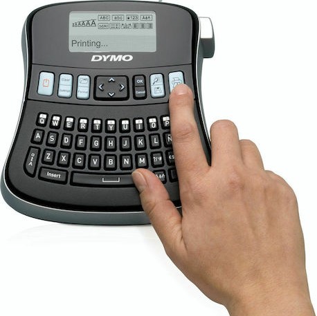 Dymo LabelManager 210 D Ηλεκτρονικός Ετικετογράφος Χειρός σε Μαύρο Χρώμα