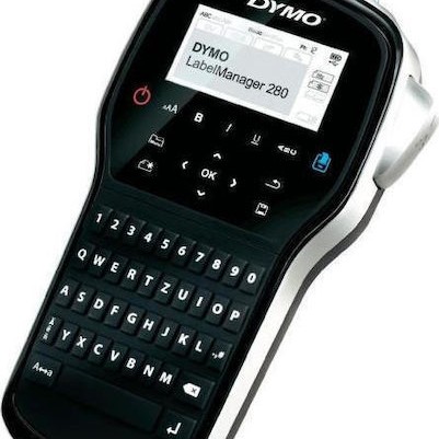 Dymo LabelManager 280 Ηλεκτρονικός Ετικετογράφος Χειρός σε Μαύρο Χρώμα