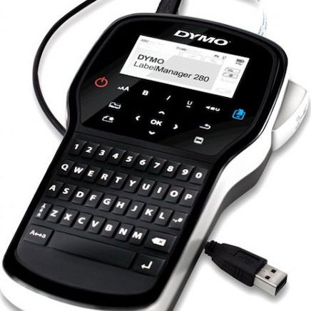 Dymo LabelManager 280 Ηλεκτρονικός Ετικετογράφος Χειρός σε Μαύρο Χρώμα