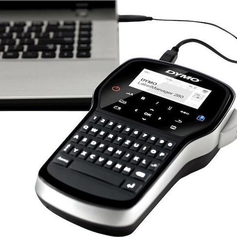 Dymo LabelManager 280 With Case Ηλεκτρονικός Ετικετογράφος Χειρός σε Μαύρο Χρώμα