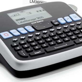 Dymo 360D Ηλεκτρονικός Ετικετογράφος Χειρός σε Μαύρο Χρώμα