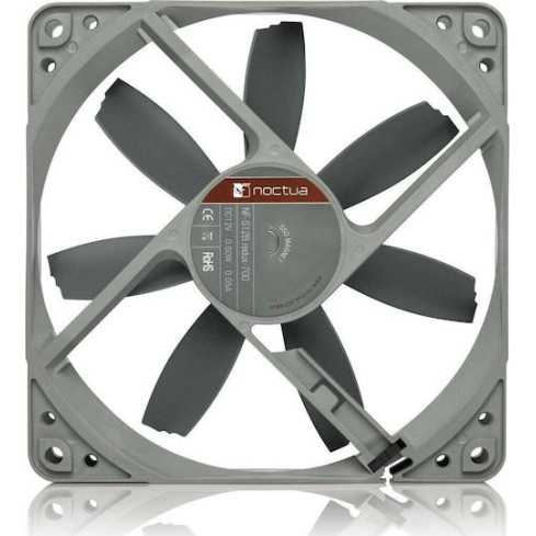 Noctua NF-S12B redux-700 Case Fan 120mm με Σύνδεση 3-Pin Γκρι