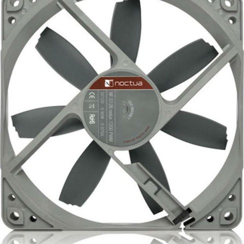 Noctua NF-S12B redux-1200 Case Fan με Σύνδεση 4-Pin PWM Γκρι